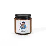Healing Love Scented Soy Candle - Multi-Size Amber Jar