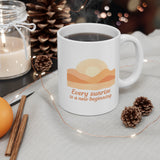 11oz Coffee Mug — 'Everything Is Gonna Be Okay' Cozy Cottage Design