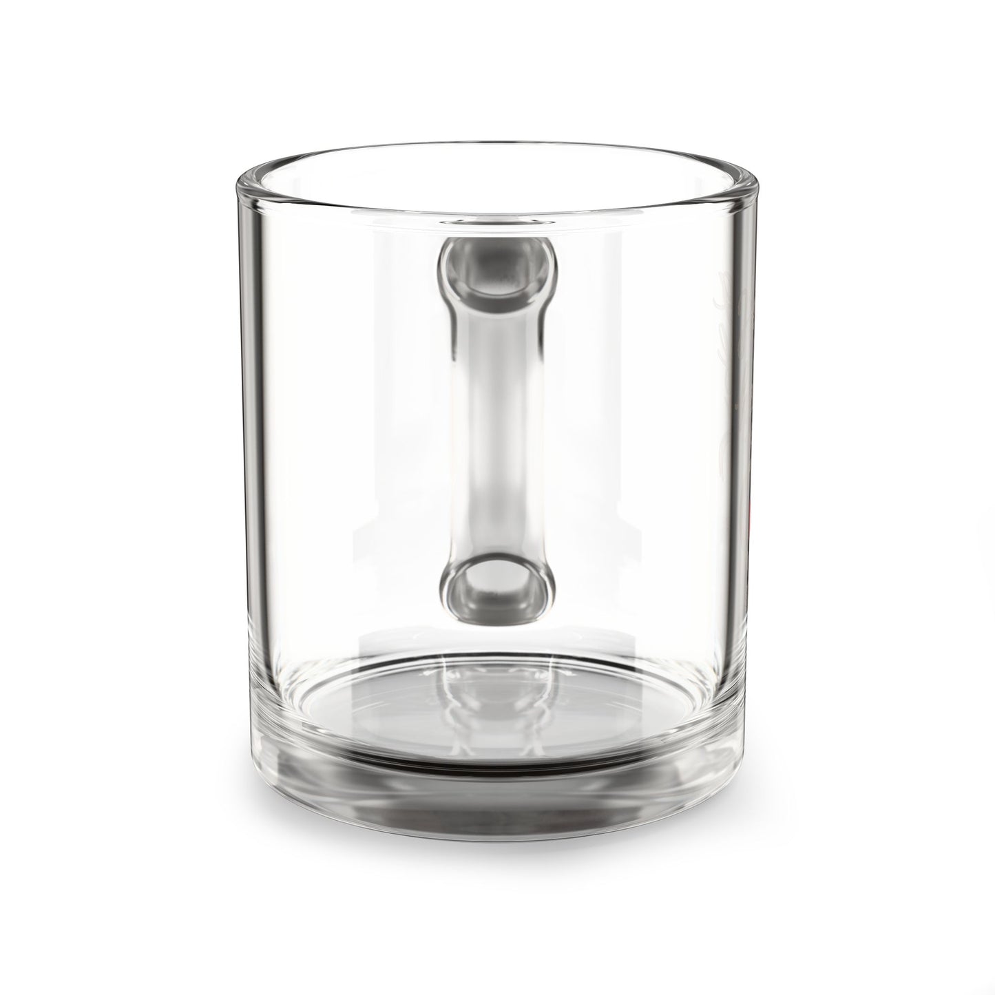 Heartfelt Family Glass Mug, 10oz - Unique Gift for Loved Ones