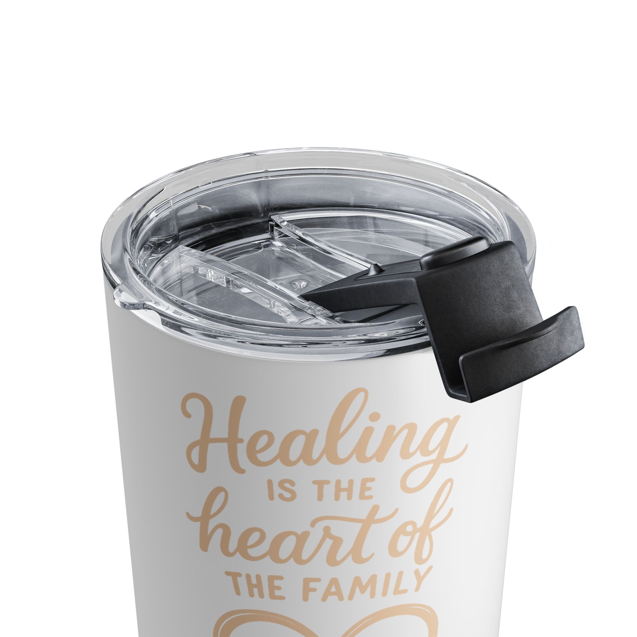 Heartfelt Healing Tumbler - 10oz Family Love Drinkware