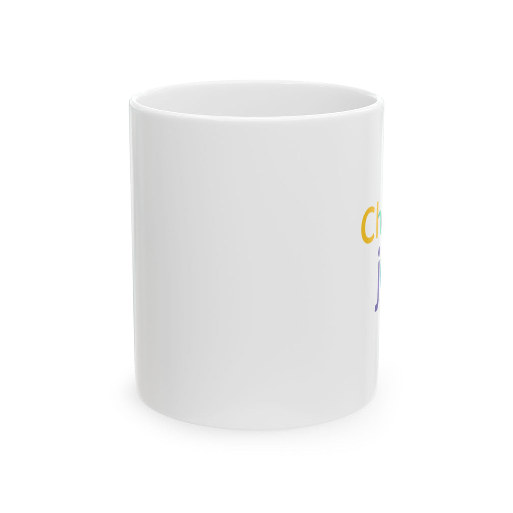 Colorful Inspirational Ceramic Mug - Choose Joy, Coffee Cup, Gift for Friends, Motivational Drinkware, Customizable Tea Mug, Positive Vibes