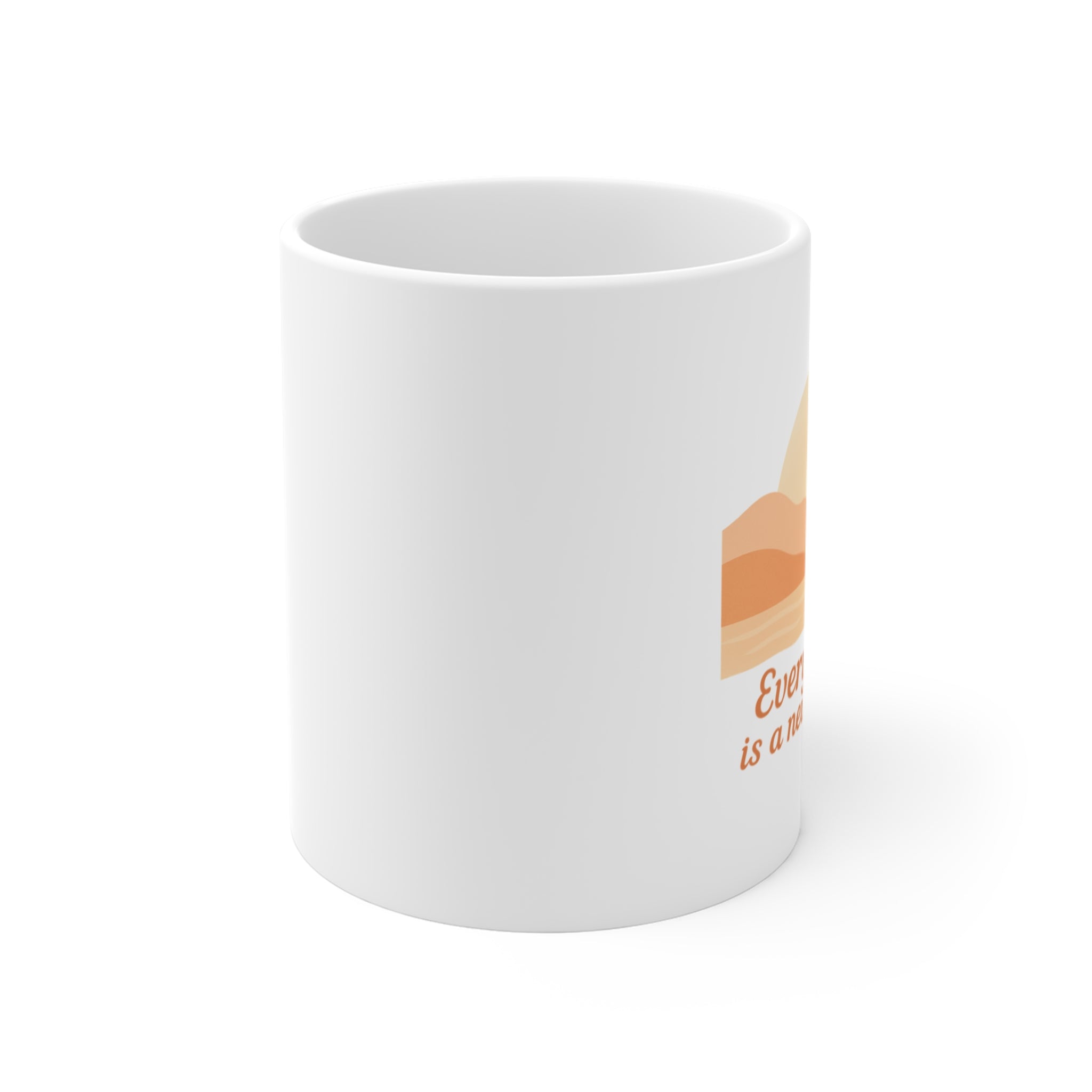 11oz Coffee Mug — 'Everything Is Gonna Be Okay' Cozy Cottage Design