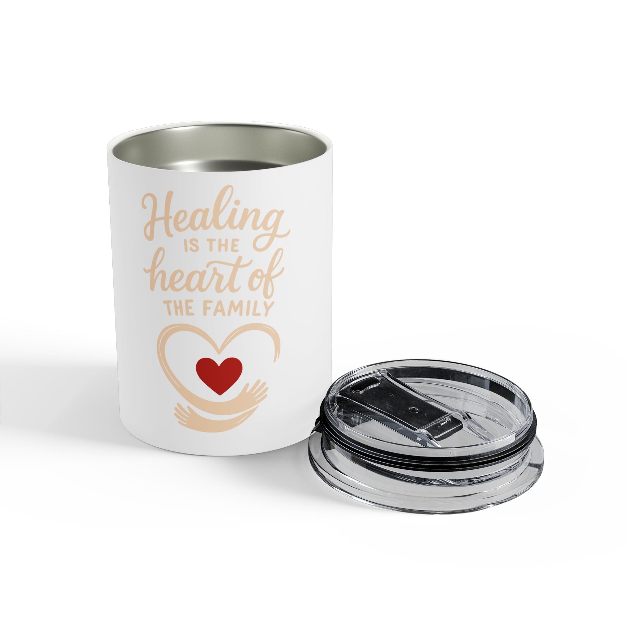 Heartfelt Healing Tumbler - 10oz Family Love Drinkware