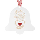 Healing Heart Family Metal Ornament