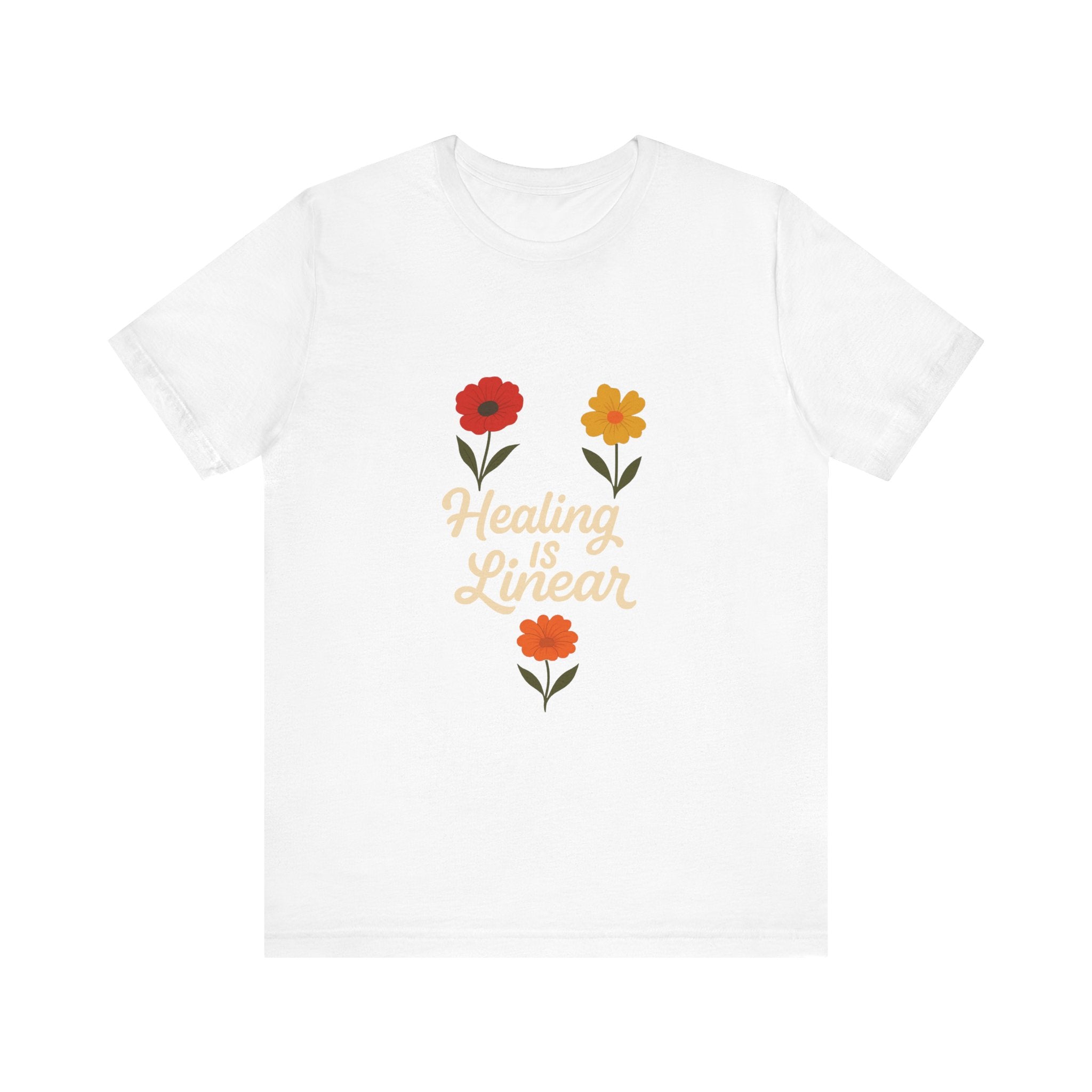 Healing is Linear Floral Tee