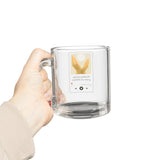 Inspirational Glass Mug - 10oz Coffee Cup for Mindfulness & Motivation