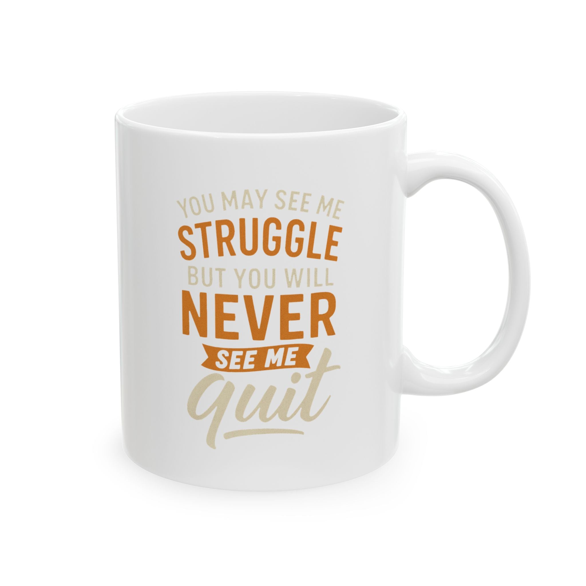 Cozy Ceramic Mug with Inspirational Quote, Perfect for Coffee Lovers, Gift for Friends, Self-Care Mug, Motivational Drinkware