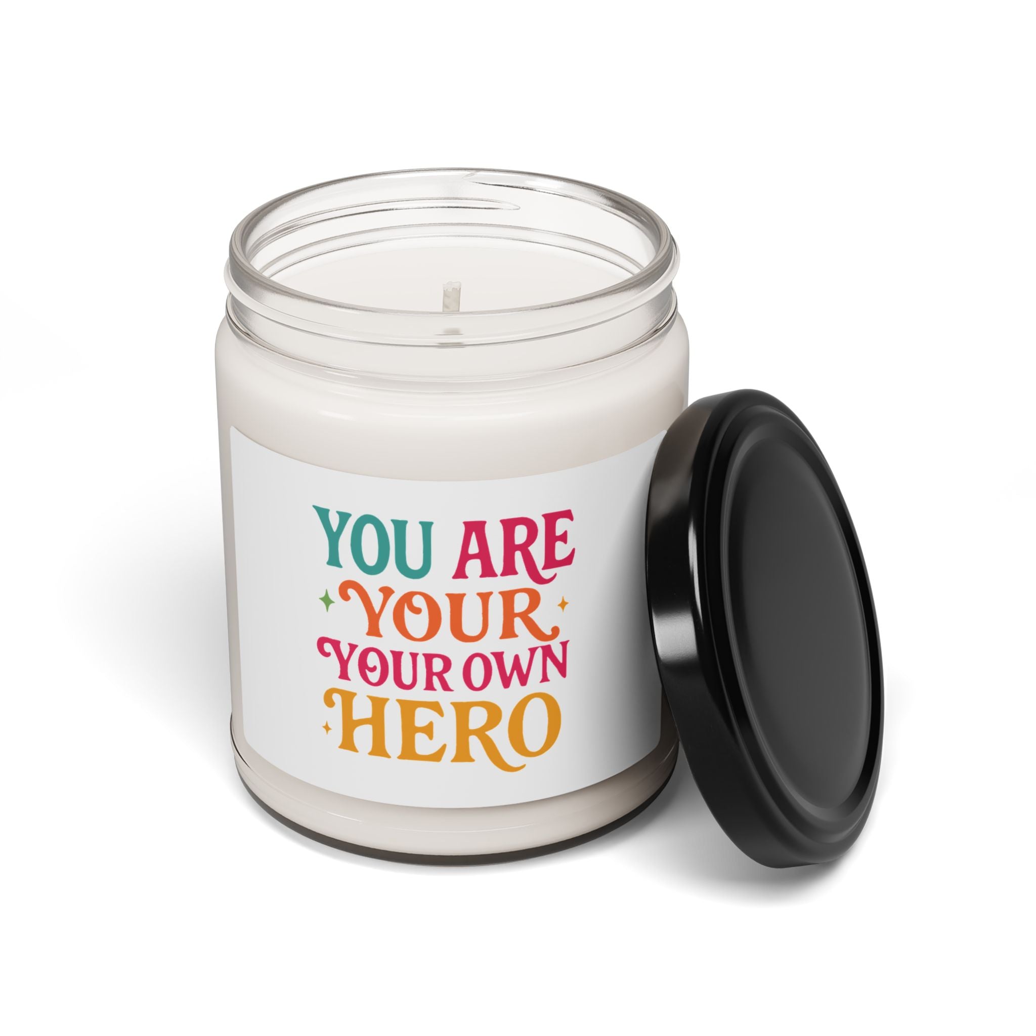 Empowering Scented Soy Candle - You Are Your Own Hero, Aromatherapy Gift, Inspirational Decor, Self-Care Candle, Motivational Home Fragrance