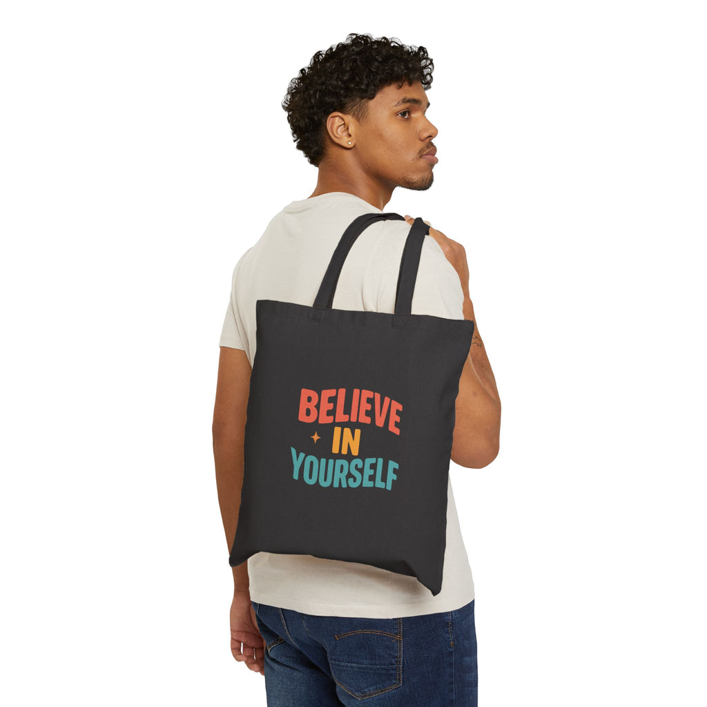 Believe in Yourself Tote Bag - Inspirational Cotton Canvas Bag, Eco-Friendly Shopper, Motivational Gift, Everyday Carryall, Reusable [...]