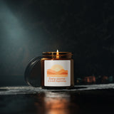 Sunrise Soy Candle — "Every sunrise is a new beginning" Amber Jar
