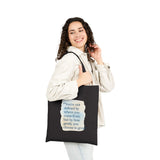 Canvas Tote Bag — “You’re not defined by where you come from, but by how gently you choose to grow” Inspirational Quote