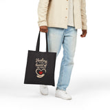 Healing Heart Cotton Canvas Tote Bag