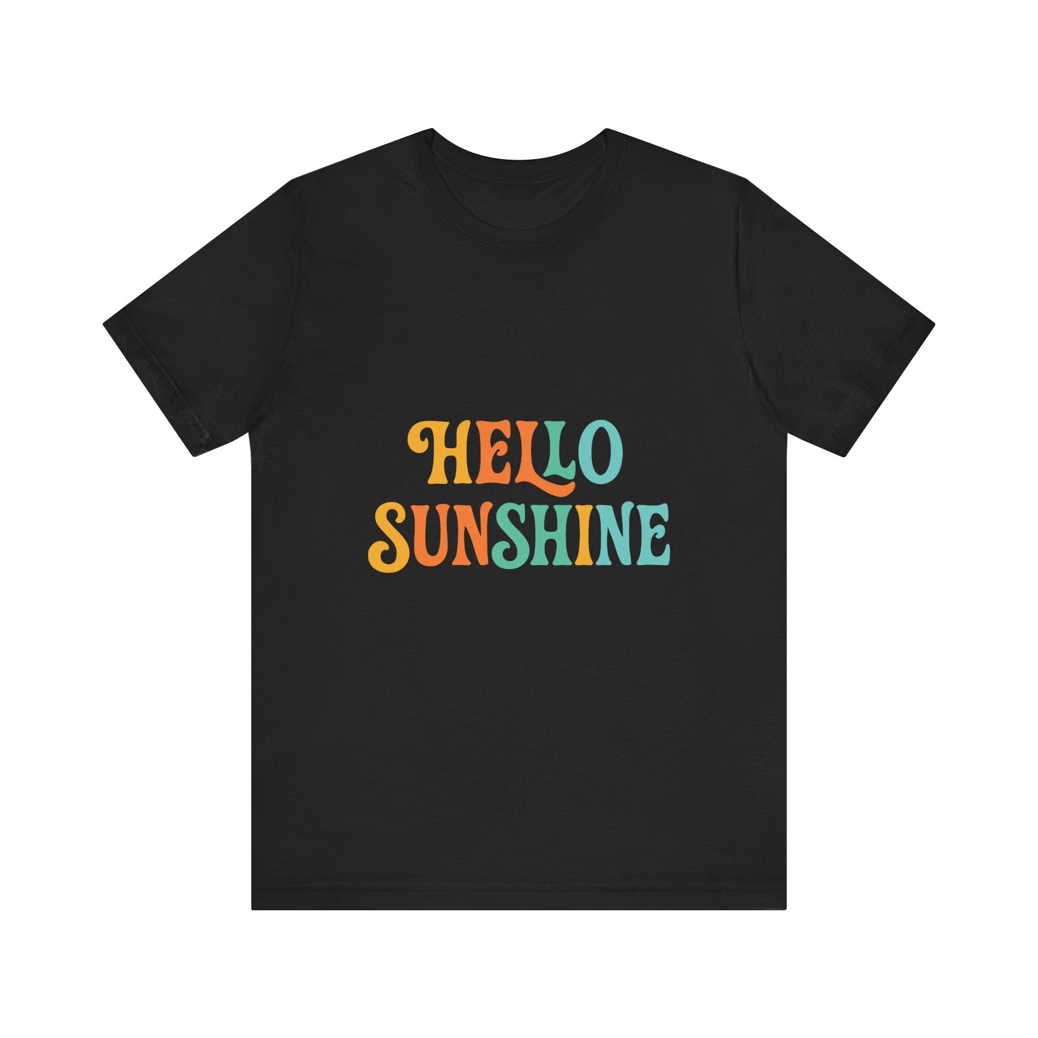Sunny Vibes Unisex Tee - 'Hello Sunshine' Short Sleeve Shirt