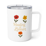 Floral Insulated Coffee Mug - 10oz