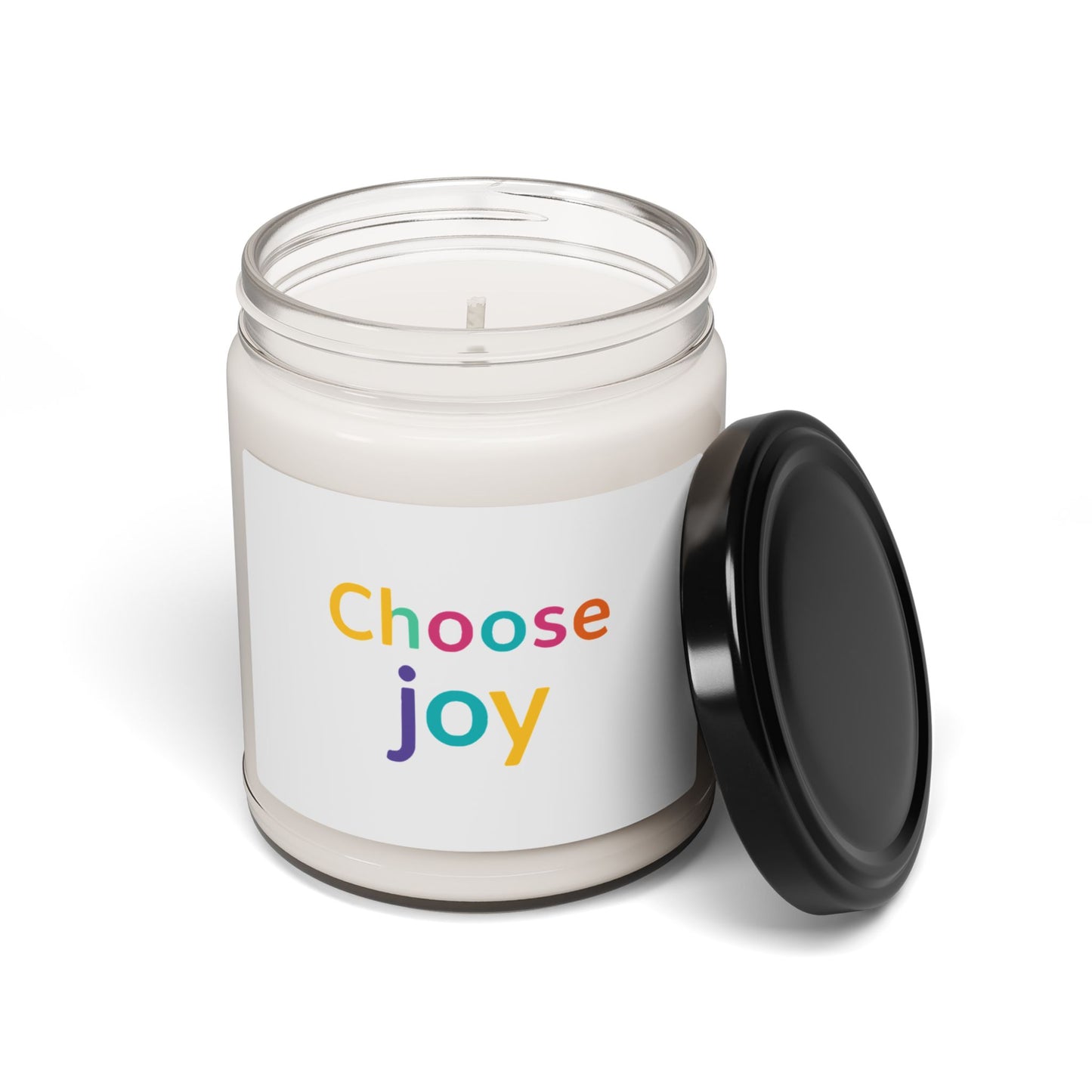 Joyful Scented Soy Candle | Uplifting Home Decor, Mindfulness Gift, Aromatherapy, Self-Care, Positive Vibes