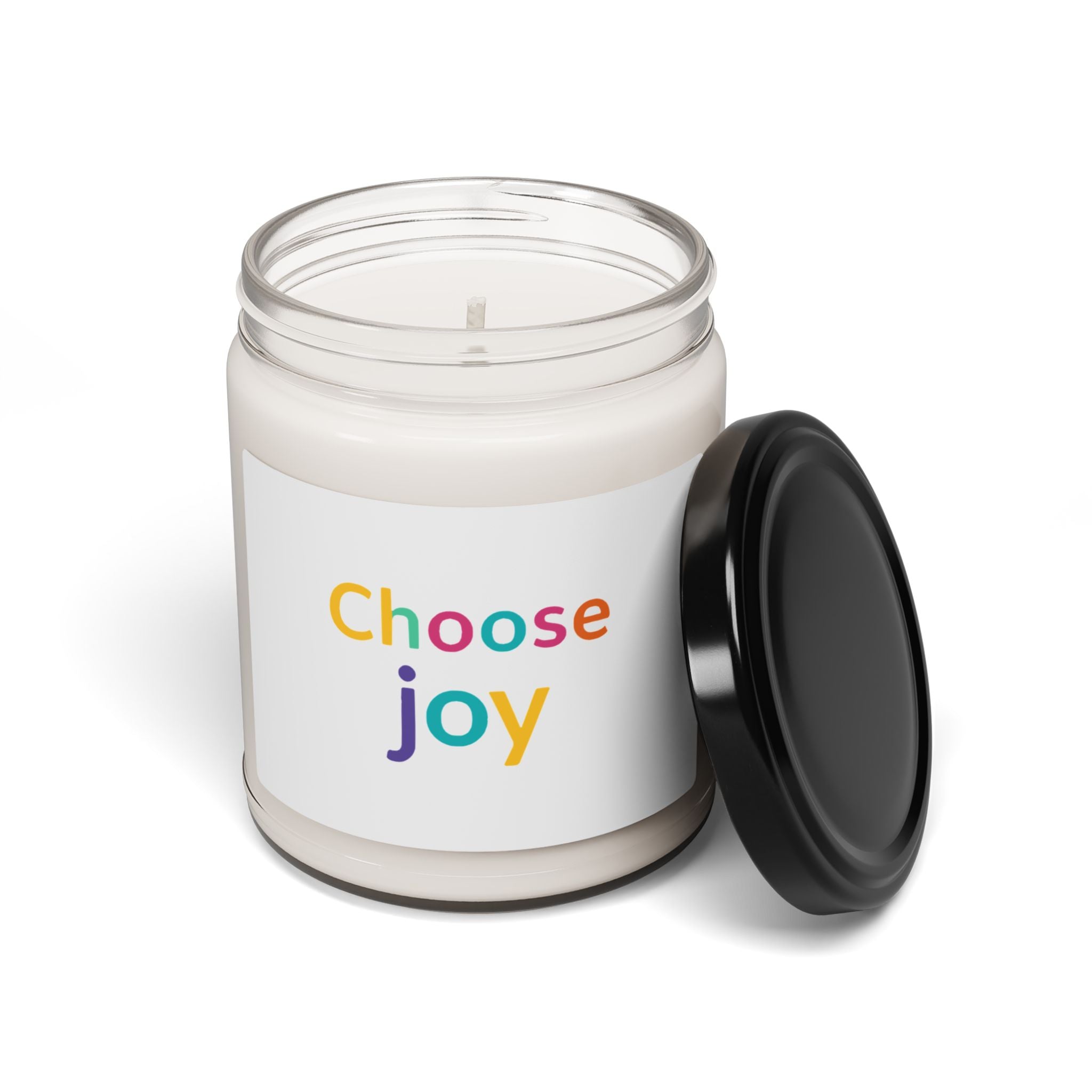 Joyful Scented Soy Candle | Uplifting Home Decor, Mindfulness Gift, Aromatherapy, Self-Care, Positive Vibes