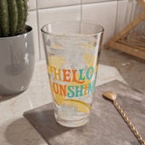 Hello Sunshine Mixing Glass - 16oz Decorative Drinkware