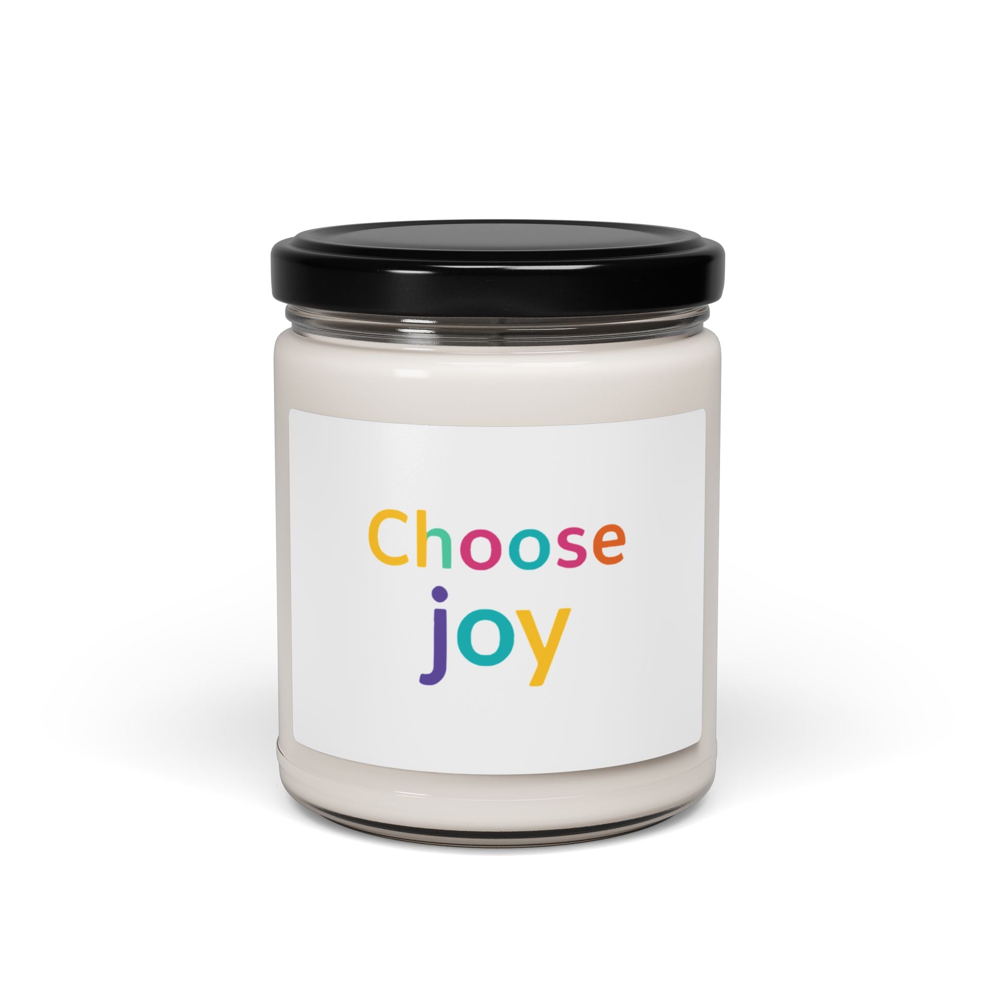 Joyful Scented Soy Candle | Uplifting Home Decor, Mindfulness Gift, Aromatherapy, Self-Care, Positive Vibes