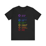 7 Chakras Positive Energy Tee, Spiritual Shirt, Mindfulness Gift, Self-Care Apparel, Positive Vibes T-Shirt, Yoga Wear