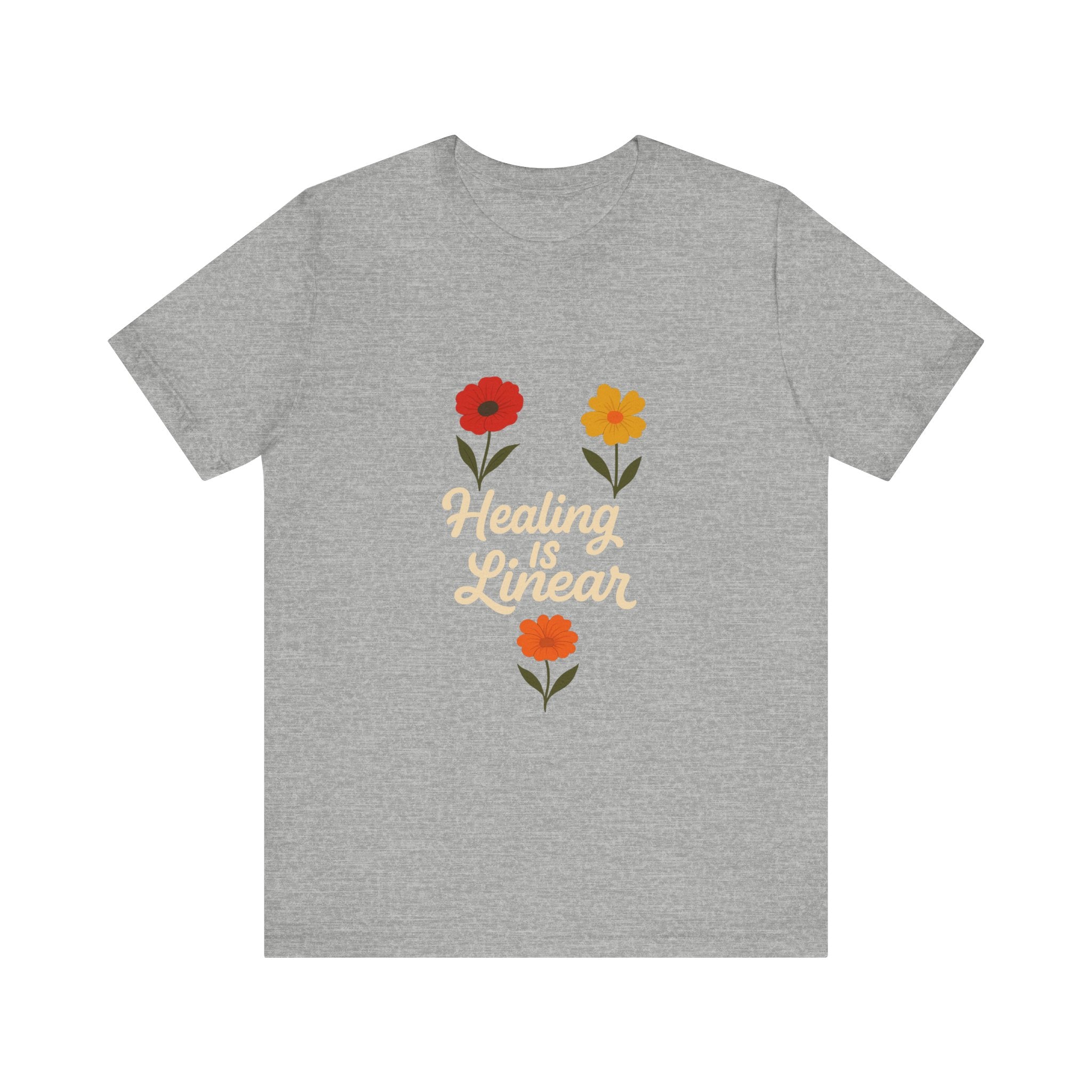 Healing is Linear Floral Tee