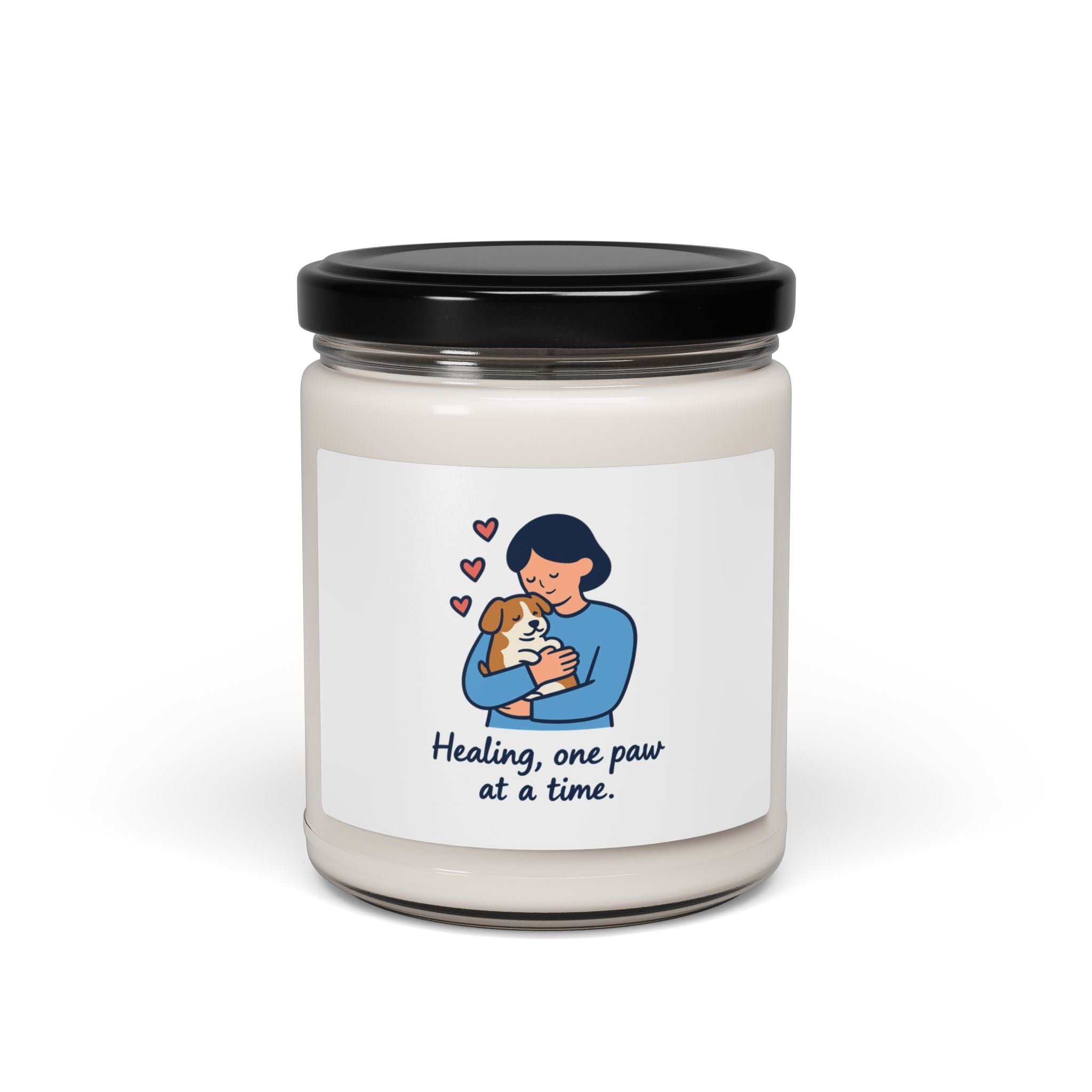 Healing Paw Print Scented Soy Candle - 9oz