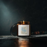Inspirational Amber Soy Candle — “You’re Not Defined…” Motivational Scented Candle