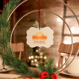 Aluminum Ornament – 'Every Sunrise Is a New Beginning' Inspirational Sunrise Decoration