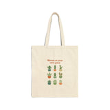 Bloom At Your Own Pace Canvas Tote Bag