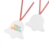 Hello Sunshine Metal Ornament - Cheerful Holiday Decor for Home & Garden