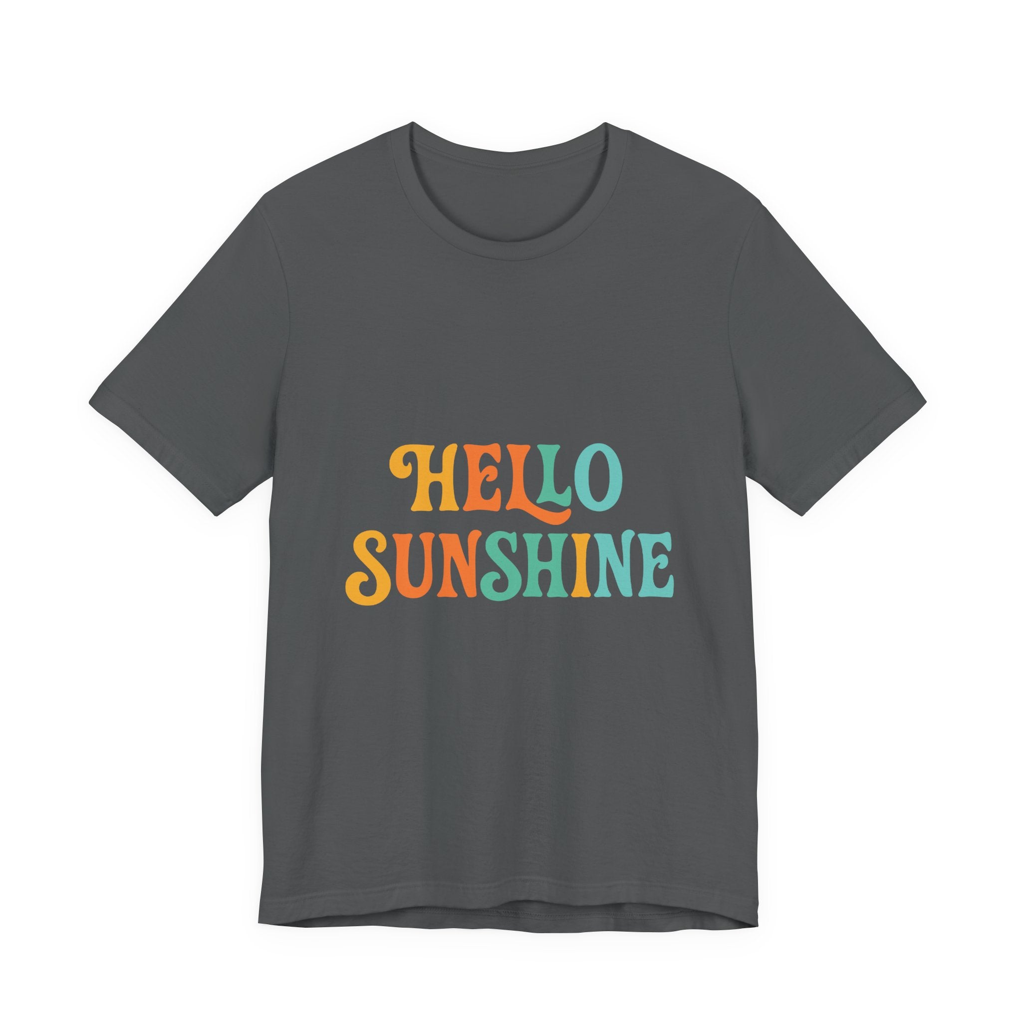 Sunny Vibes Unisex Tee - 'Hello Sunshine' Short Sleeve Shirt
