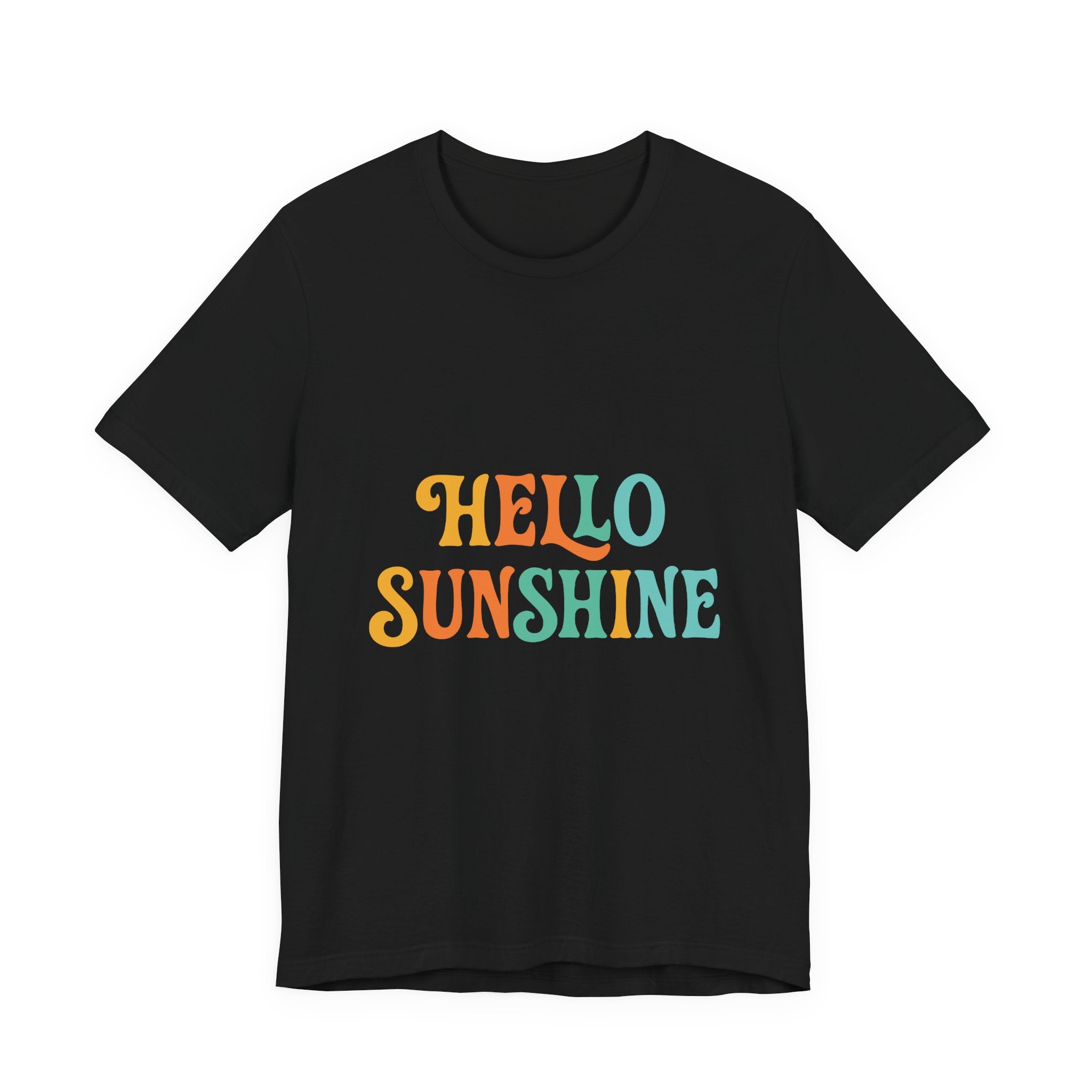 Sunny Vibes Unisex Tee - 'Hello Sunshine' Short Sleeve Shirt
