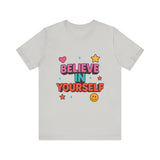 Optimistic Belief Tee, Motivational T-Shirt, Positive Vibes Shirt, Unisex Graphic Tee, Gift for Friends, Uplifting Apparel