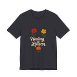 Healing is Linear Floral Tee