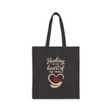 Healing Heart Cotton Canvas Tote Bag
