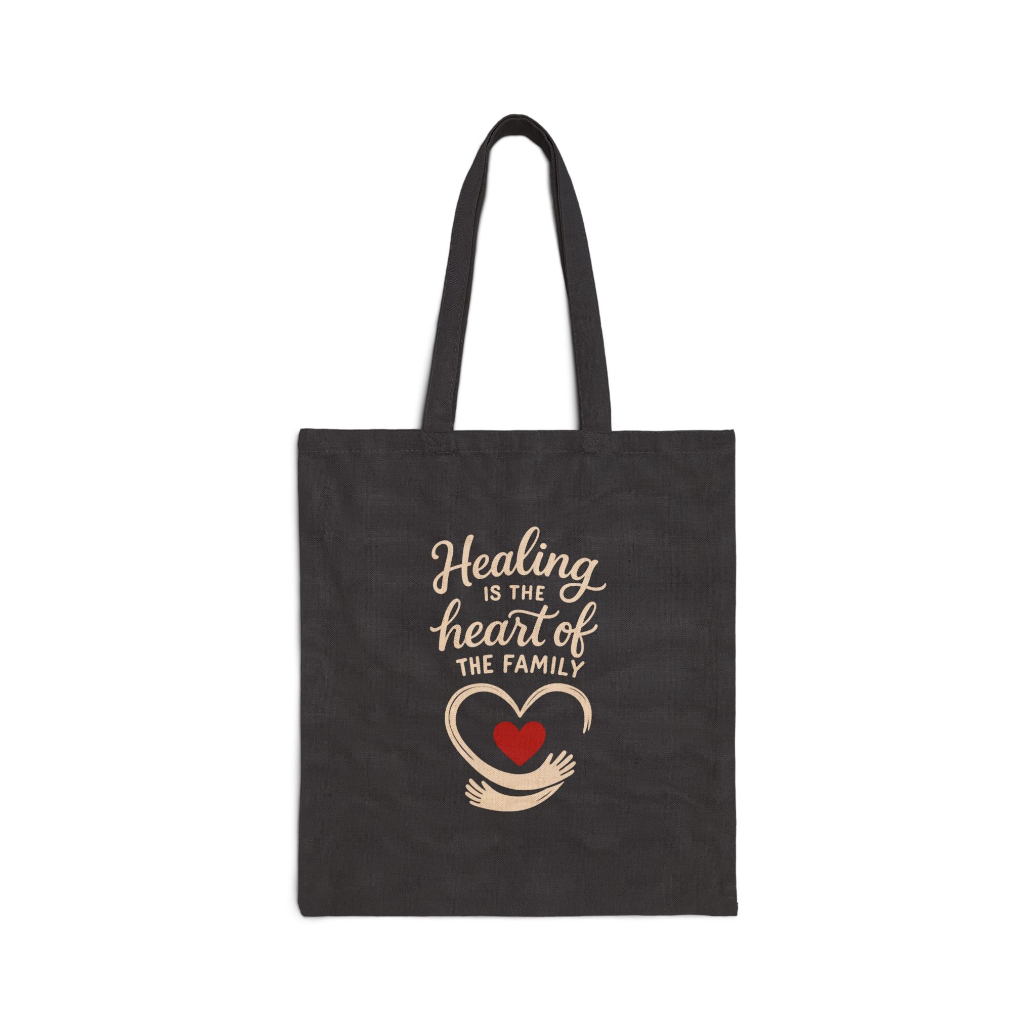 Healing Heart Cotton Canvas Tote Bag