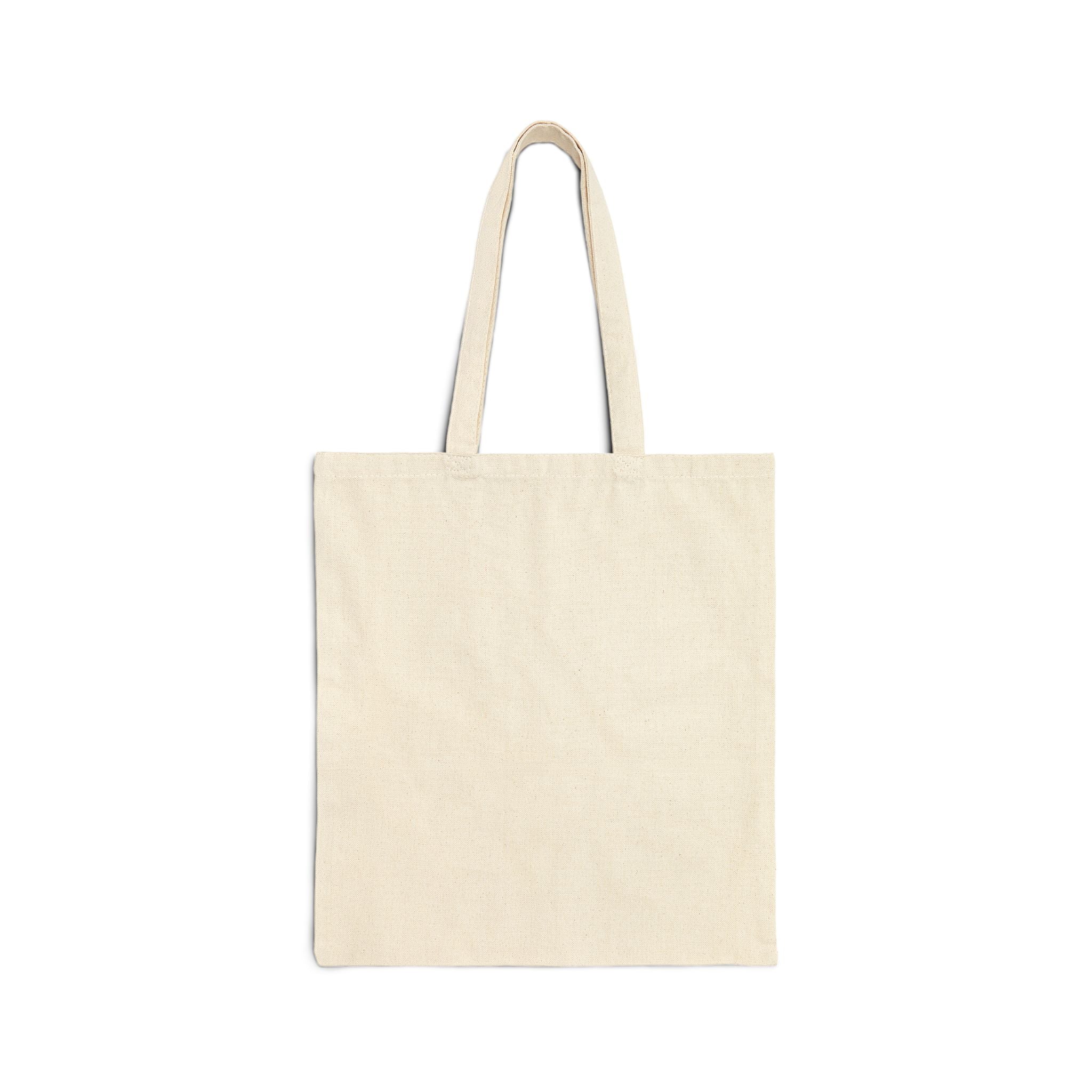 Healing is Linear Cotton Canvas Tote Bag - Eco-Friendly Reusable Shopping Bag