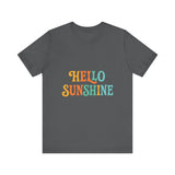 Sunny Vibes Unisex Tee - 'Hello Sunshine' Short Sleeve Shirt