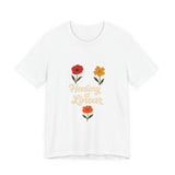 Healing is Linear Floral Tee
