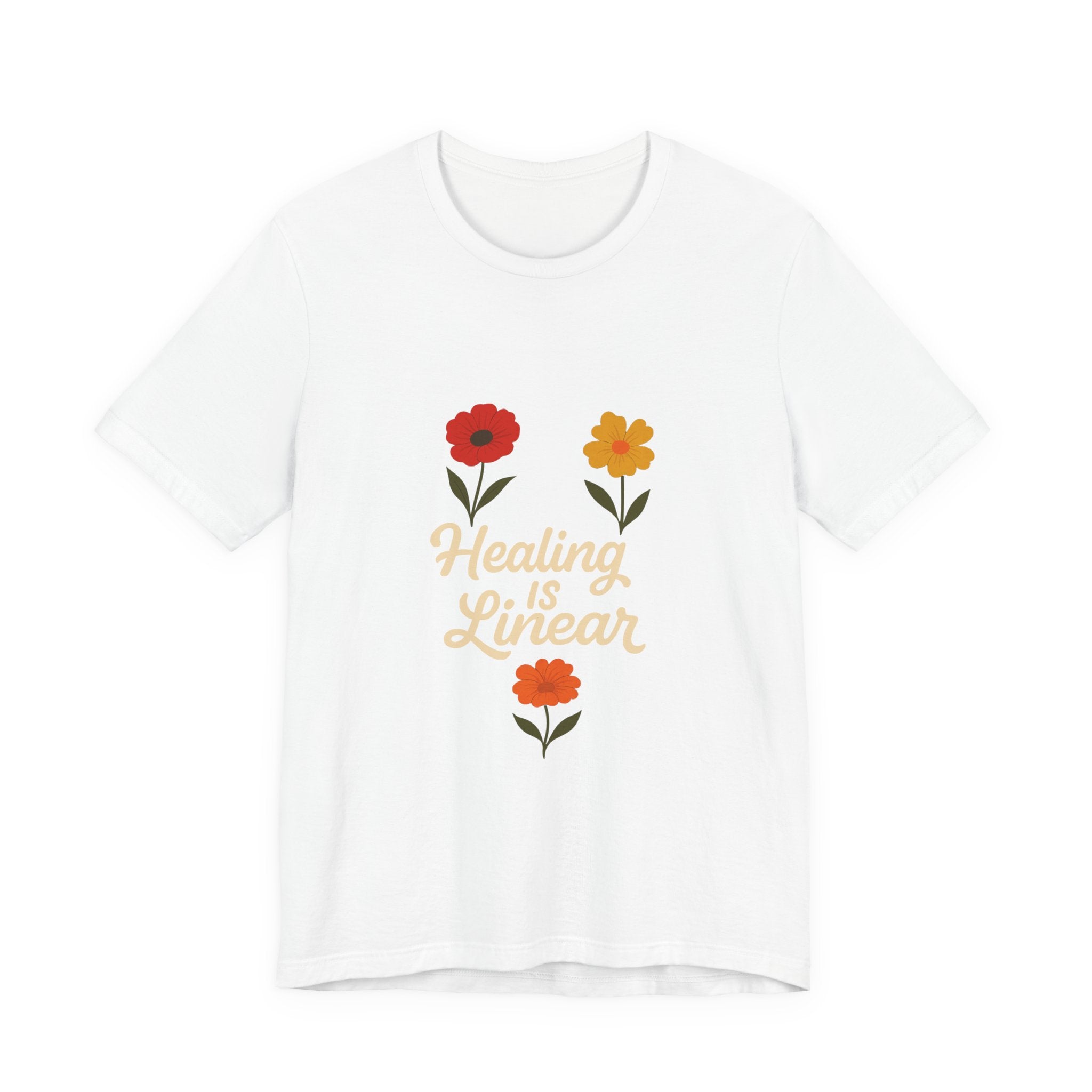 Healing is Linear Floral Tee